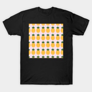 Pineapple in pink background T-Shirt